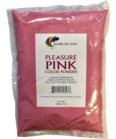 Colors of Love Pink Holi Color Powder - 15 Oz Bag - Ideal for color run events  bath bombs  youth group color wars  Holi events and more! 1LB - Buy Online on SooperMarket.com