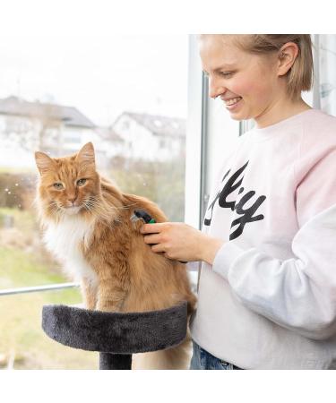 FINOPET Defaging Stretch Brush for Dogs & Cats | Harkenkamm Handle - Perfect for Undercoat Removal & Debris - Buy Online on SooperMarket.com