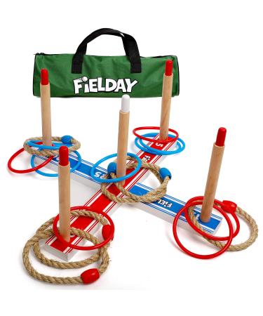 JOYIN Ring Toss Games for Kids, Fun Family and Friends Toss Yard Games for Adults & Family, Easy to Assemble Lawn Ring Toss Backyard Games for Indoor Holiday Fun or Outdoor
