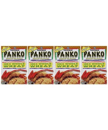 Kikkoman Whole Wheat Panko Bread Crumbs - Pack of 4 | Japanese Style Crispy Coating - Buy Online on SooperMarket.com