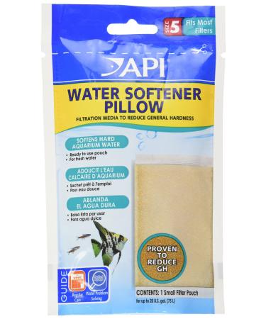 API WATER SOFTENER PILLOW Aquarium Canister Filter Filtration Pouch 1-Count Bag, size 5 (49A)