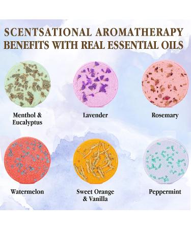 Boca Body Aesthetics Luxury Aromatherapy Shower Steamers (Set of 6) - Therapeutic Shower Bombs for Self Care and Relaxation - Ideal Birthday Gifts for Men & Women - Buy Online on SooperMarket.com