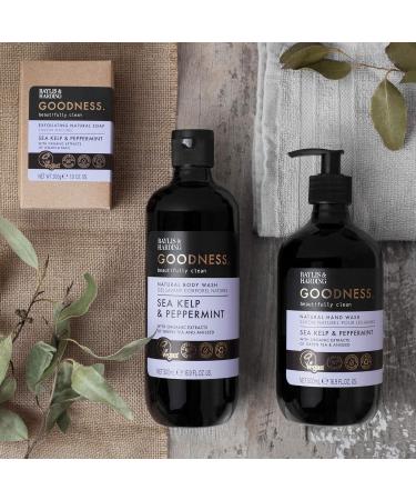 Baylis & Harding Goodness Sea Kelp & Peppermint Toiletries Bundle - 6 x 500ml Vegan Body & Hand Wash - Buy Online on SooperMarket.com