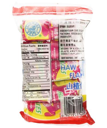 Haw Flakes 3.18 Oz / 90 G (Pack of 3) - Delicious Fruit Snack - 3.18 Ounce (Pack of 3) - Buy Now! - Buy Online on SooperMarket.com