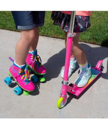 Circle Society Classic Adjustable JoJo Siwa Children's Roller Skates  12-3 US Girls  Rainbow Jojo Party In Pink 12-3 - Buy Online on SooperMarket.com
