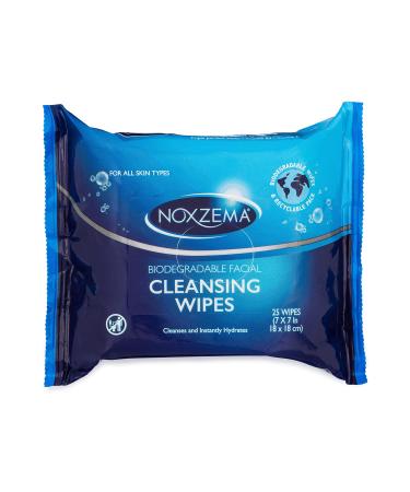 Noxzema Biodegradable Face Cleansing Wipes (25 CT)