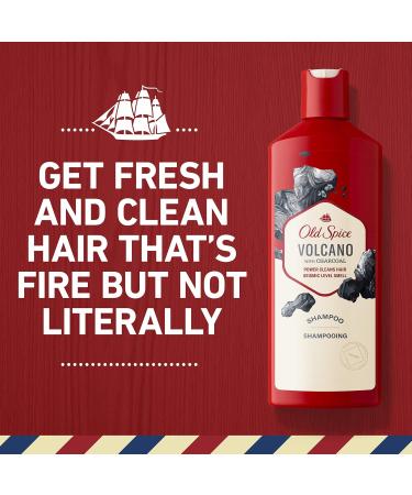 Old Spice Volcano with Charcoal Shampoo - Refreshing Clean for All Hair Types | Shop Now & Enjoy International Shipping - Buy Online on SooperMarket.com