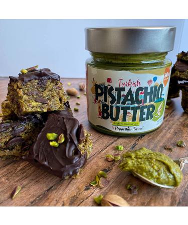 Peppertux Farms Pistachio Butter - The Original I NO REFINED SUGAR I NO SALT - NO CHEMICALS I ALL NATURAL Perfect Upgrade to Peanut Butter I Made with Turkish Antep Pistachios (The Original Pistachio Butter) - Buy Online on SooperMarket.com