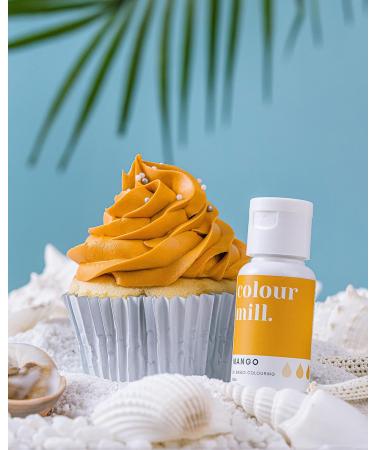 Color Mill Oil Blend Food Coloring - 20ml Mango | Perfect for Chocolates Fondant Cupcakes & Baking | Premium Oil-Based Food Colors for TortenDeco - Buy Online on SooperMarket.com