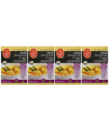 Prima Taste Singapore Curry Sauce Kit 11.30 oz - Pack of 4 | Authentic Singaporean Flavors - Buy Online on SooperMarket.com
