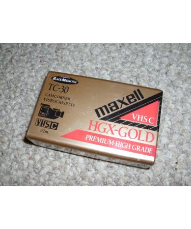 Maxell VHS-C Video Tape Cassette, 30 Minutes