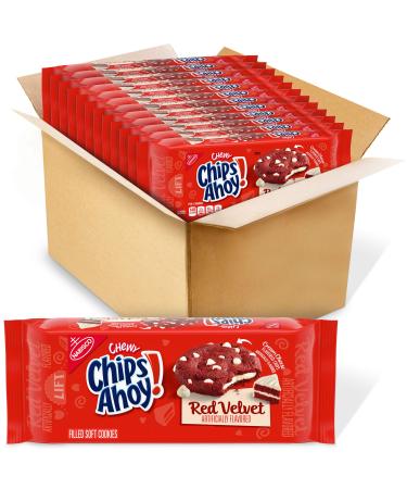 Chips Ahoy! Chewy Red Velvet Cookies, 9.6 Ounce (Pack of 12)