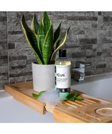 Miniml All Natural Body Wash and Bubble Bath - 500ml Moisturising Tea Tree & Mint Sensitive Skin Eco Shower Gel Bath Soak - Vegan Friendly High Foam - Buy Online on SooperMarket.com