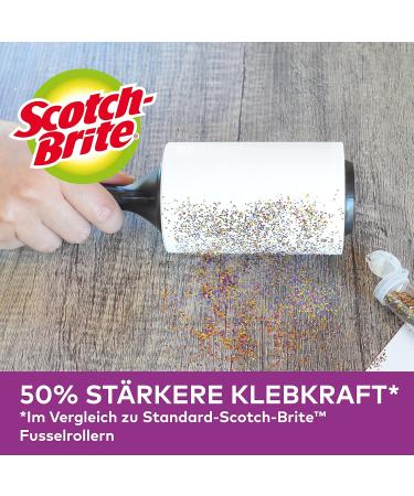 Scotch-Brite Pet Extra Sticky Lint Roller - 3 Rolls 144 Layers | Best for Dog & Cat Hair Removal | International Shipping Available - Buy Online on SooperMarket.com