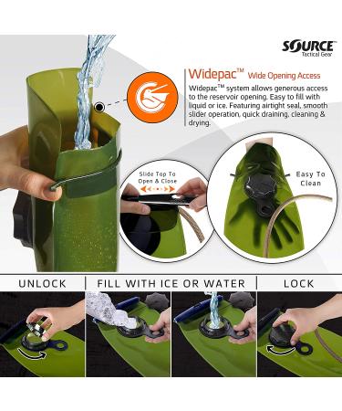 Source Hydration Bladder WXP 3L - High Flow Storm Valve - All Hydration Technology - 100oz - 4305530003 - Buy Online on SooperMarket.com