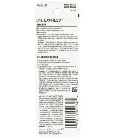 Maybelline New York Line Express Eyeliner Ebony Black 901 - 0.035 oz (Pack of 1) - Buy Online on SooperMarket.com