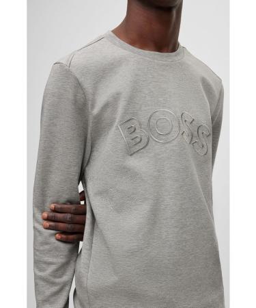 BOSS Men's Salbo Iconic Jersey L - Light/Pastel Grey | Premium Quality International Shipping - Buy Online on SooperMarket.com
