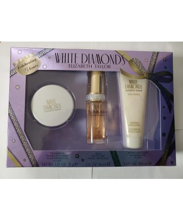 Elizabeth Taylor White Diamonds 3 Piece Set (EDT Body Lotion & Body Radiance)