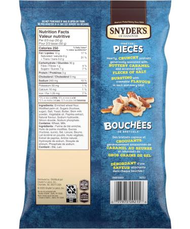 Snyder's Pretzel Pieces Salted Caramel 240 Grams (Pack of 1) Pretzel Pieces - Salted Caramel - Buy Online on SooperMarket.com