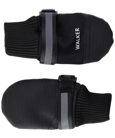 TRIXIE warm lined and water-repellent dog shoes "Paw protection Walker Care Comfort M 2 pcs. black"- 19472 black M