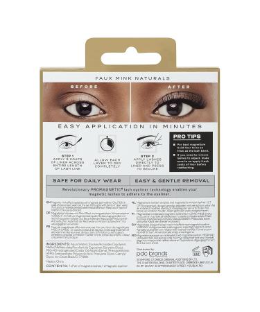 Eylure PROMAGNETIC Eyeliner & Lash Kit | Faux Mink Natural Eyelashes in Black - International Shipping Available - Buy Online on SooperMarket.com