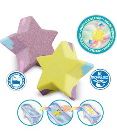 Buy INKEE FOAMY STAR Children's Bath Bomb - Blueberry Aroma | 70g Star-Shaped Creamy Bath Ball for Kids - Buy Online on SooperMarket.com