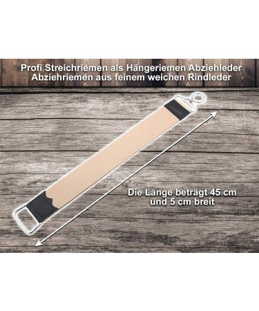 Beginner Shaving Set - Classic 5/8 Razor & 2-Sided Leather Strop | International Shipping Available - Buy Online on SooperMarket.com