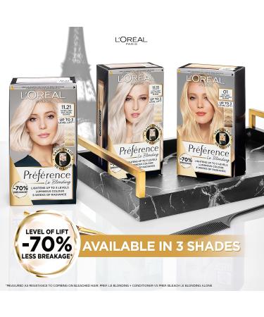 L'Oreal Paris Preference 11.21 Moscow Hair Dye - Long Lasting Permanent Colour (Pack of 1) - Buy Online on SooperMarket.com
