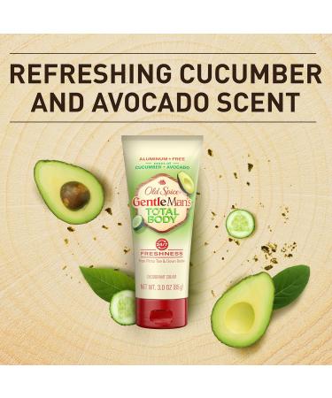 Old Spice Whole Body Deodorant for Men Total Body Deodorant Cucumber + Avocado Aluminum Free Deodorant Cream for 24/7 Freshness // Dermatologist Tested Whole Body Deodorant 3.0 oz - Buy Online on SooperMarket.com