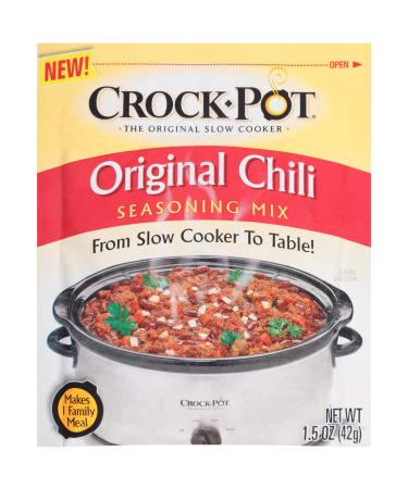 Crock Pot Seasoning Mix Original Chili 1.5 Ounce (Pack of 12)
