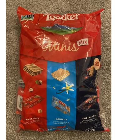 Loacker Minis Crispy Waffers 800g(Mix Flavours) 28.22 OZ