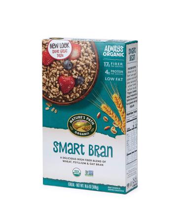 Nature's Path Organic Smart Bran Cereal, 10.6 Ounce (Pack of 6), Non-GMO, 17g Fiber, 4g Protein
