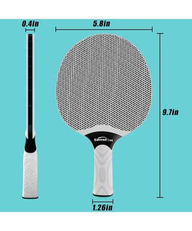 Senston Professional Table Tennis Rackets Set - Composite Rubber Ping Pong Paddle Set in Gray - Buy Online on SooperMarket.com