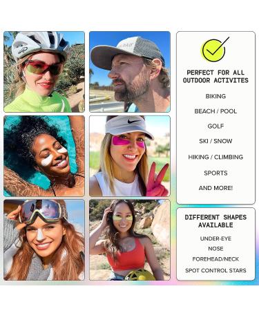 Sunkiss Reusable Silicone Sunblock Nose Patches for UV Protection - UPF 50, 1 Pack/4 Patches - Face Stickers for Nose - Sun Patch - Buy Online on SooperMarket.com