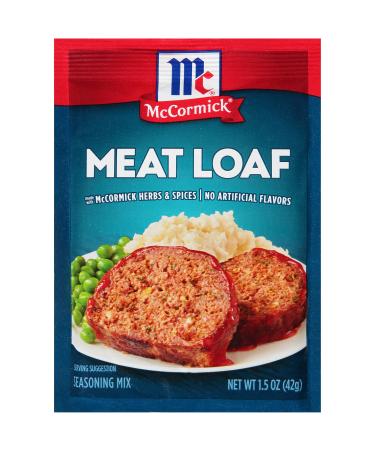 McCormick Meat Loaf Seasoning Mix, 1.5 oz Meat Loaf 1.5 Ounce (Pack of 1)