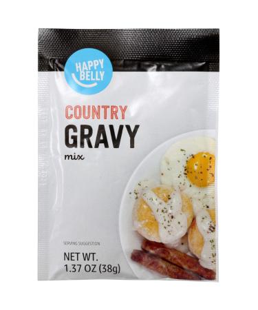 Amazon Brand - Happy Belly Country Gravy Mix, 1.37 Oz
