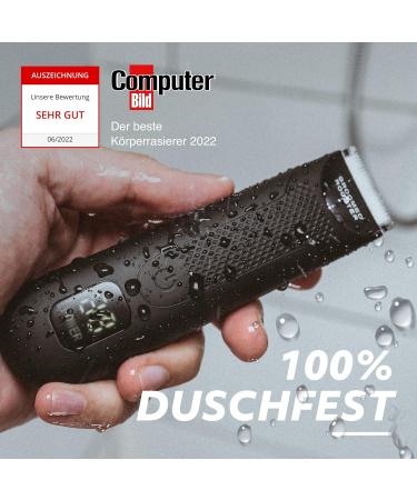Shop Groomed Rooster Bodygroomer: Intimate & Body Razor with LED Light Shower-Proof 90 Min Duration Charging Station - Ideal for Men - Buy Online on SooperMarket.com