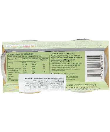 Aunty's Golden Syrup Pudding 3.35 oz - Delicious Single Serve Dessert - Buy Online on SooperMarket.com