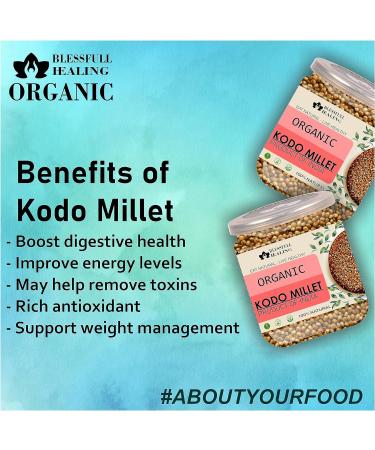 Blessfull Healing Organice KODO Millet 2 lb (907 Gram) - Buy Online on SooperMarket.com