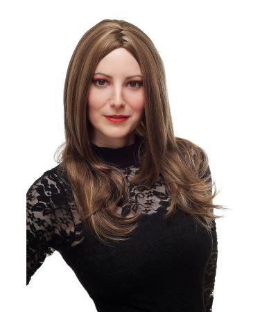 WIG ME UP - 3411-12H124 ladies wig cheeky brown blonde streaked long straight middle parting