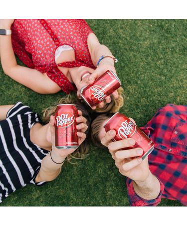 Dr Pepper Soda 12 fl oz Cans 12 Pack - Original Refreshing Beverage - Buy Online on SooperMarket.com