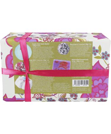 Bomb Cosmetics Vintage Velvet Handmade Bath & Body Gift Pack - 5-Piece Set 480g - Luxurious Self-Care Treats - Buy Online on SooperMarket.com