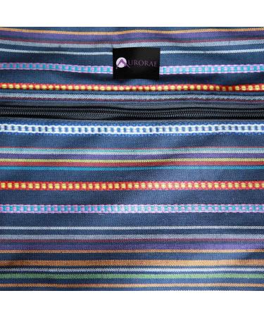 AURORAE Yoga Mat Tote Bag - Extra Wide for Most Yoga Mats & Accessories, Navy Multi - One Size - Buy Online on SooperMarket.com