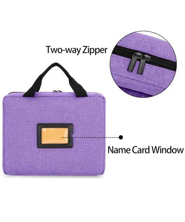 Trunab Padded Stethoscope Case Small First Aid Kit Bag Empty Hold Two Stethoscopes Compatible with 3M Littmann/MDF/ADC Ideal for Home Car Camping and Hiking Purple - Buy Online on SooperMarket.com