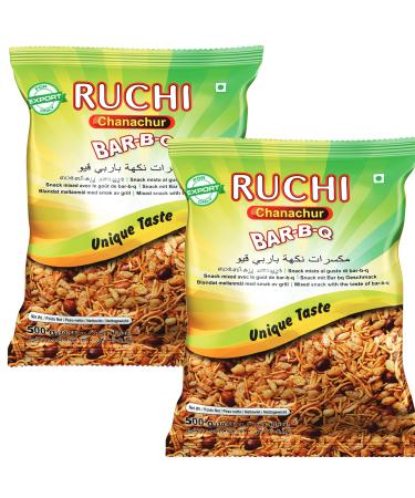 Ruchi Chanachur mixed packs - 3 types (2 x 500g BBQ)