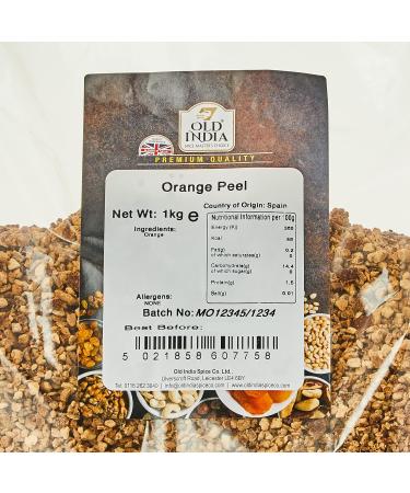 Old India Orange Peel 1kg - Premium Quality Dried Orange Peel for Culinary Use - Buy Online on SooperMarket.com