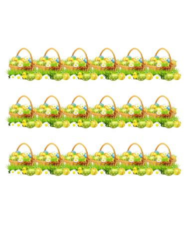 A4 Edible Decor Icing Sheet EASTER BASKET Border Edible Cake Topper Decoration