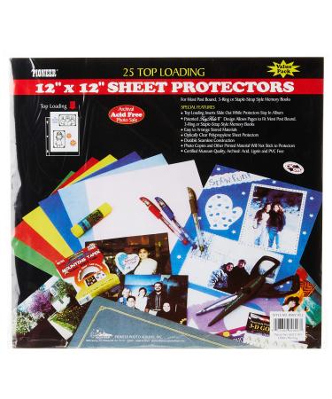 Pioneer Bulk Sheet Protectors for 12 x 12 Pages (Pack of 25)