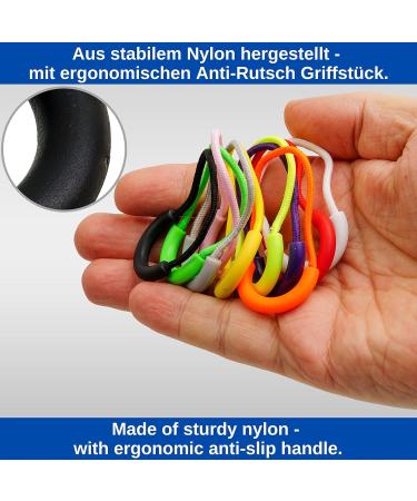 40 Colorful Zipper Pendants - 60x30mm Nylon Replacement Zippers Set for Repair - Threading Accessories - Buy Online on SooperMarket.com