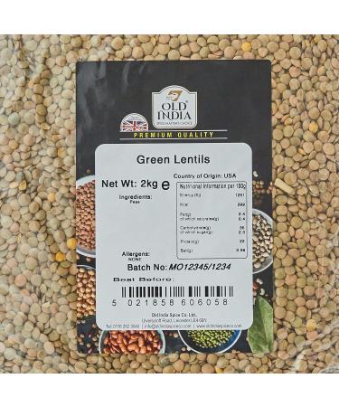Old India Green Lentils 2kg - Premium Quality | Buy Online - Buy Online on SooperMarket.com